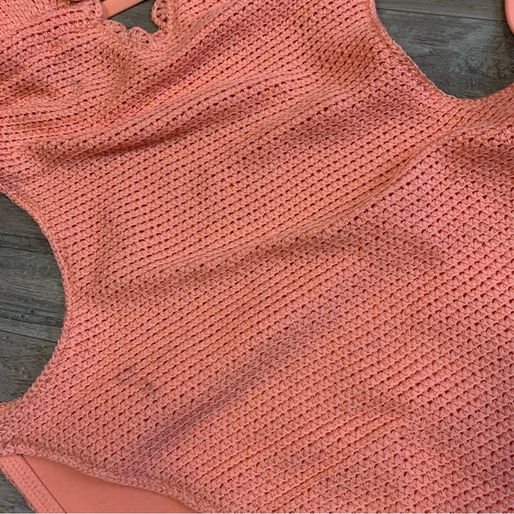 Victoria Secret Crochet Monokini One Piece Swimsuit - Picture 3 of 14